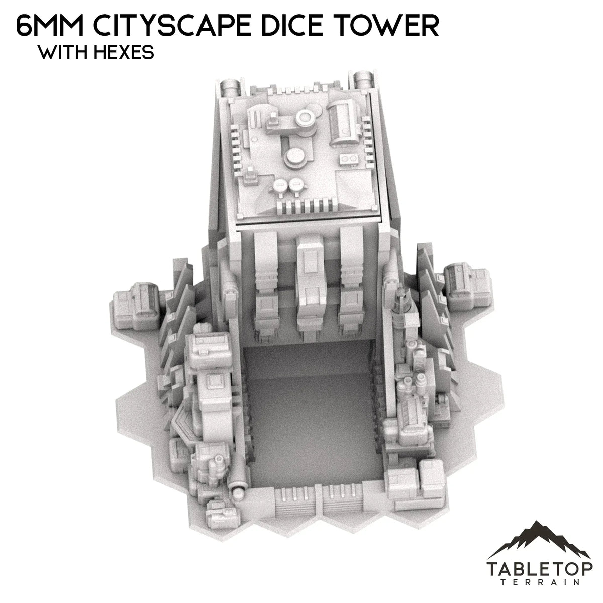 6mm Sci-Fi Cityscape Dice Tower Terrain