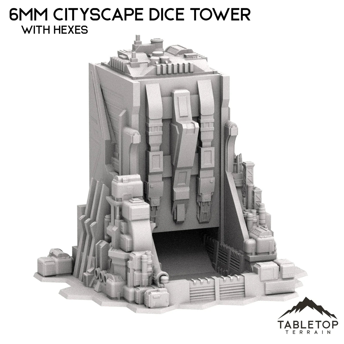 6mm Sci-Fi Cityscape Dice Tower Terrain