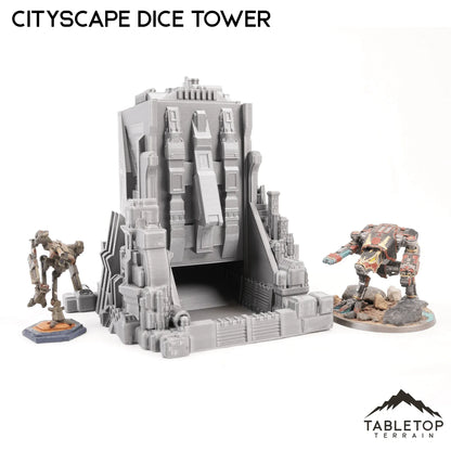 6mm Sci-Fi Cityscape Dice Tower Terrain