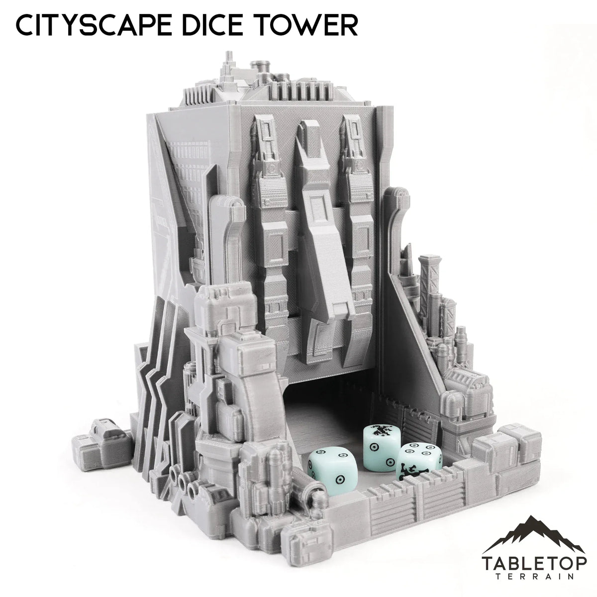 6mm Sci-Fi Cityscape Dice Tower Terrain
