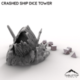 Crashed Ship Dice Tower