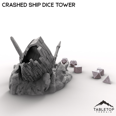 Crashed Ship Dice Tower