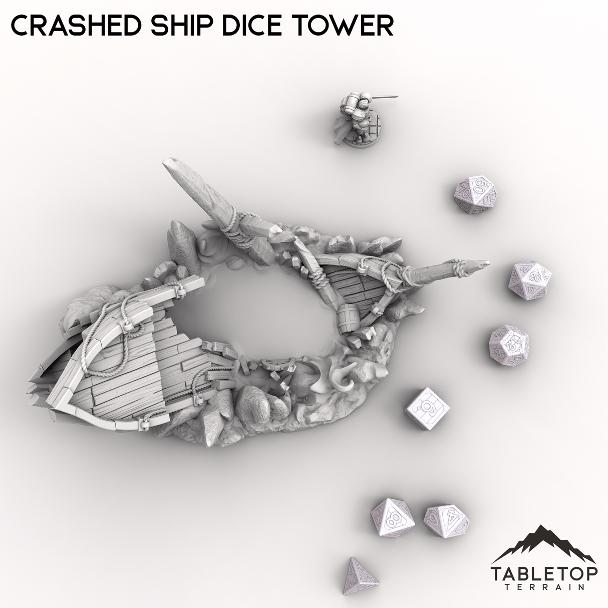 Crashed Ship Dice Tower