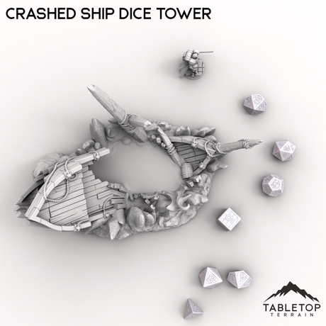 Crashed Ship Dice Tower