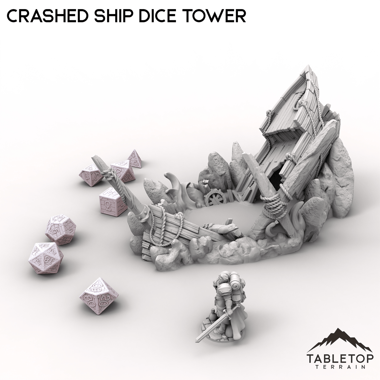 Crashed Ship Dice Tower