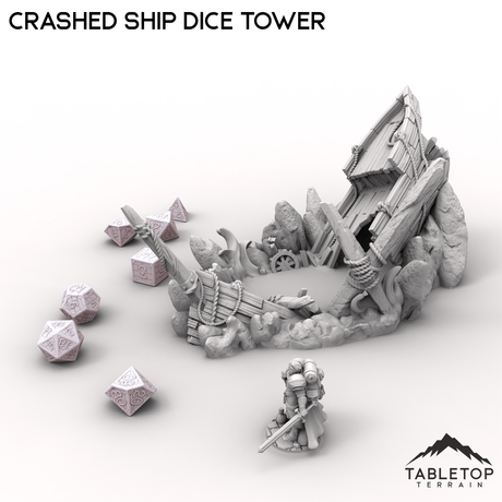 Crashed Ship Dice Tower