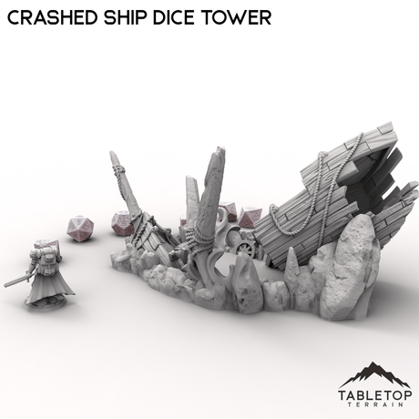 Crashed Ship Dice Tower