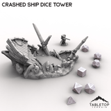 Crashed Ship Dice Tower