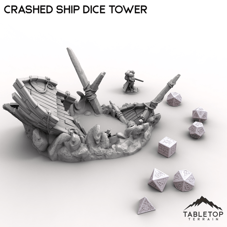 Crashed Ship Dice Tower