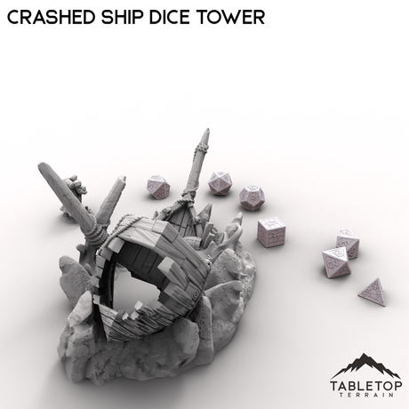Crashed Ship Dice Tower