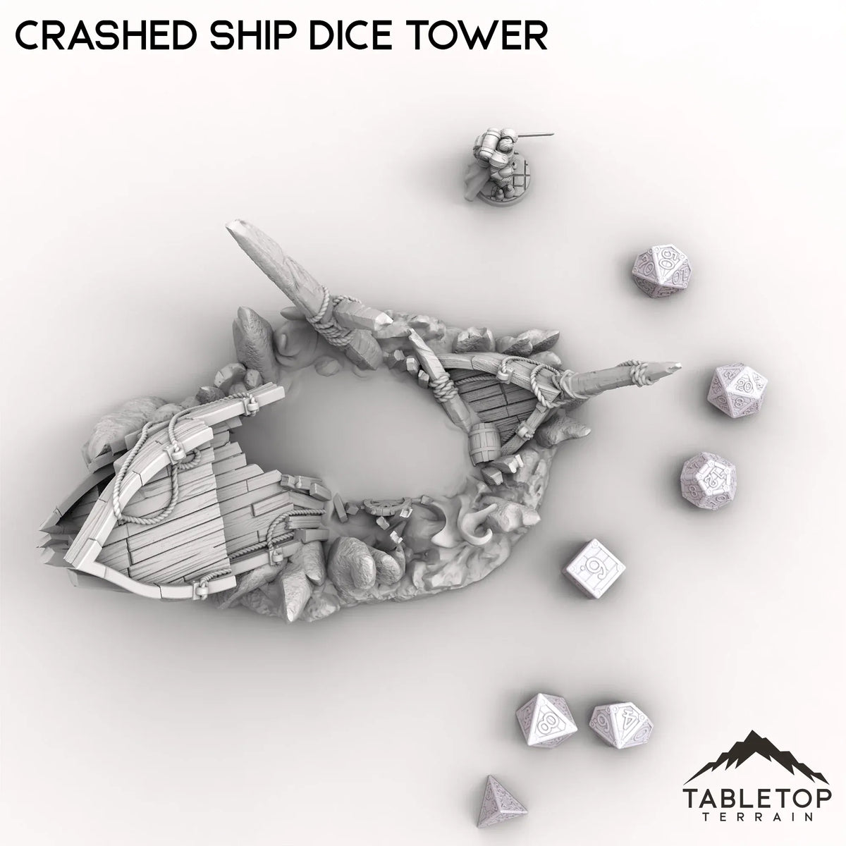 Crashed Ship Dice Tower