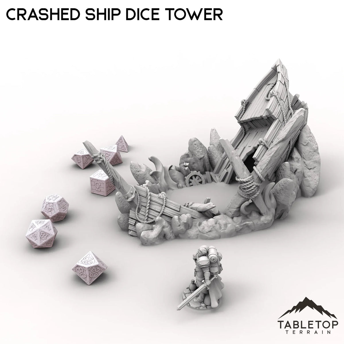 Crashed Ship Dice Tower