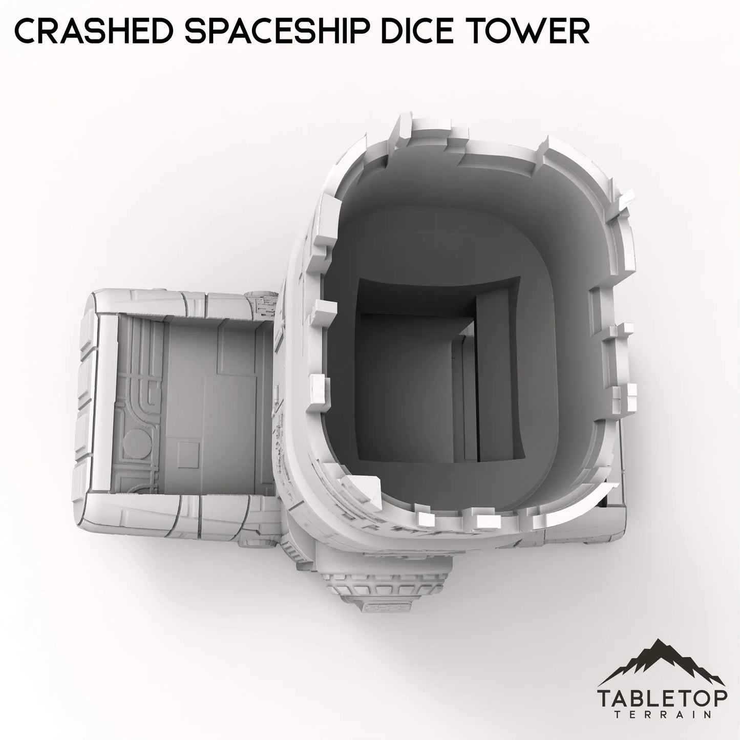 Crashed Spaceship Dice Tower