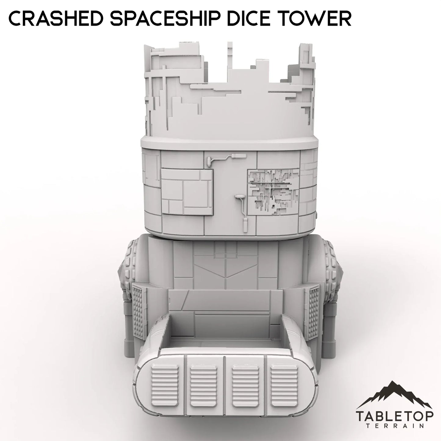 Crashed Spaceship Dice Tower