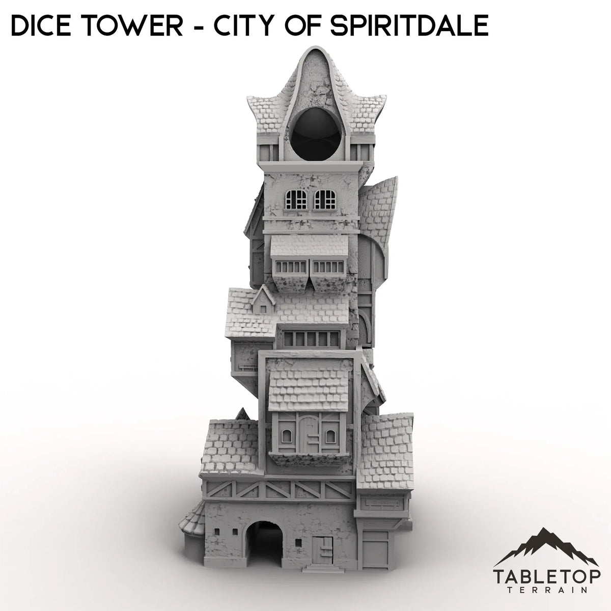 Dice Tower - City of Spiritdale - Fantasy Dice Tower