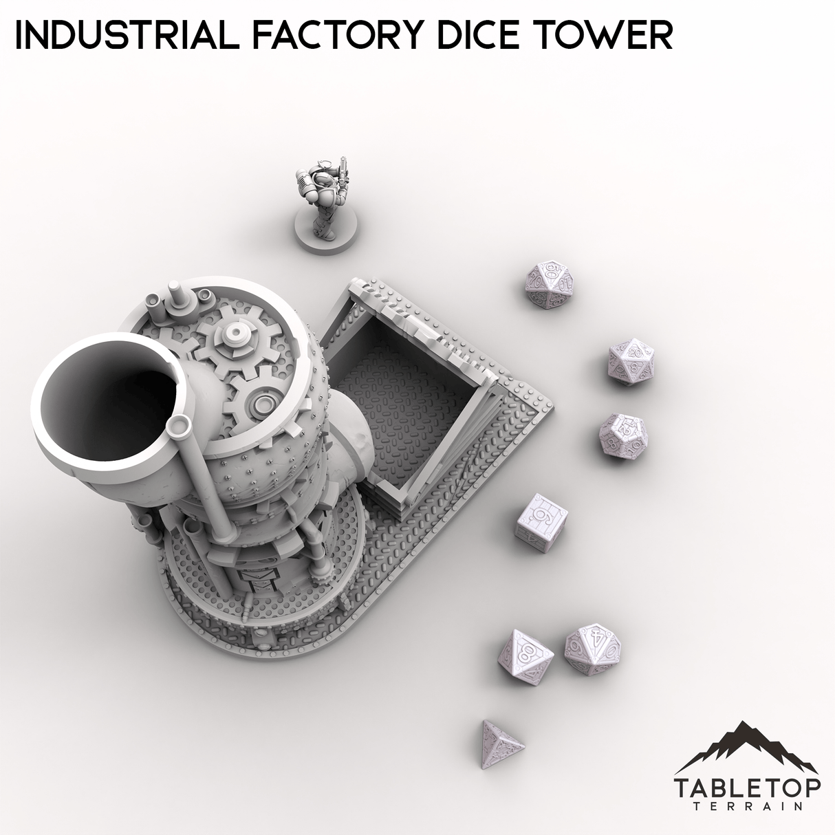 Industrial Factory Dice Tower