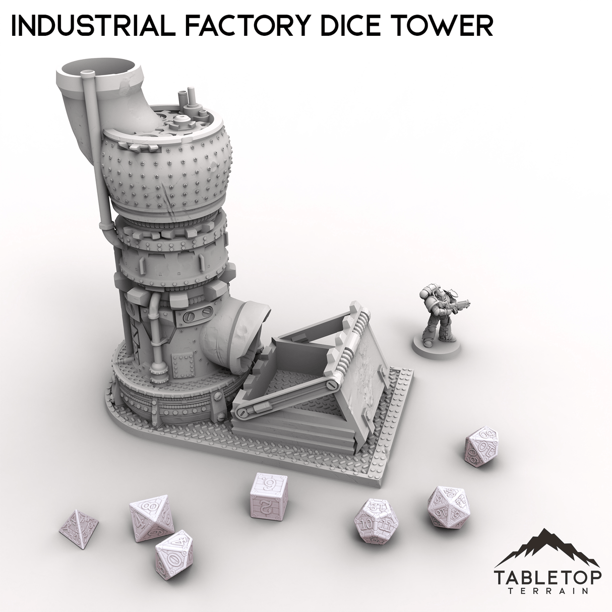 Industrial Factory Dice Tower