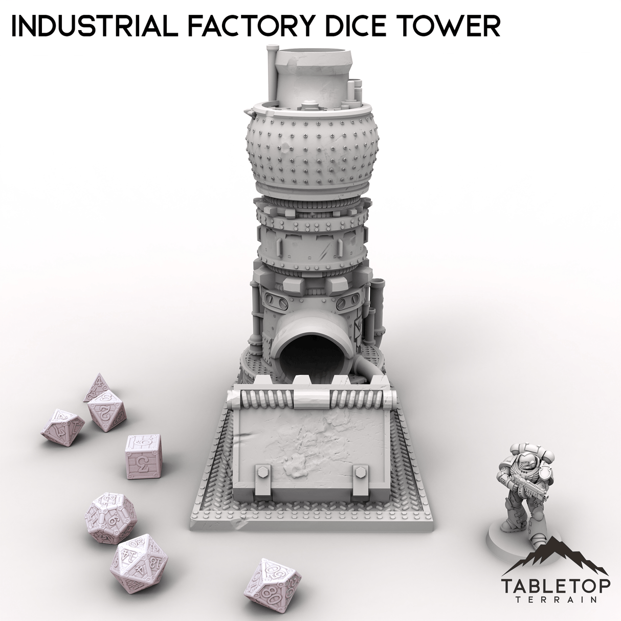 Industrial Factory Dice Tower