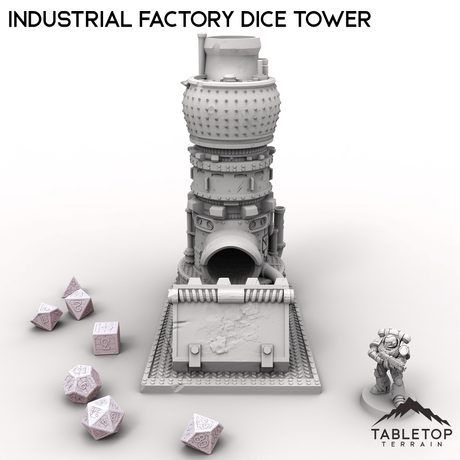 Industrial Factory Dice Tower