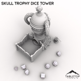 Skull Trophy Dice Tower