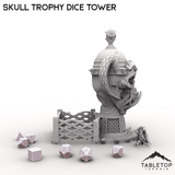 Skull Trophy Dice Tower