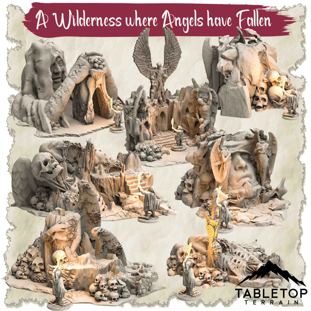 A Wilderness where Angels have Fallen - Thematic Dungeon Terrain