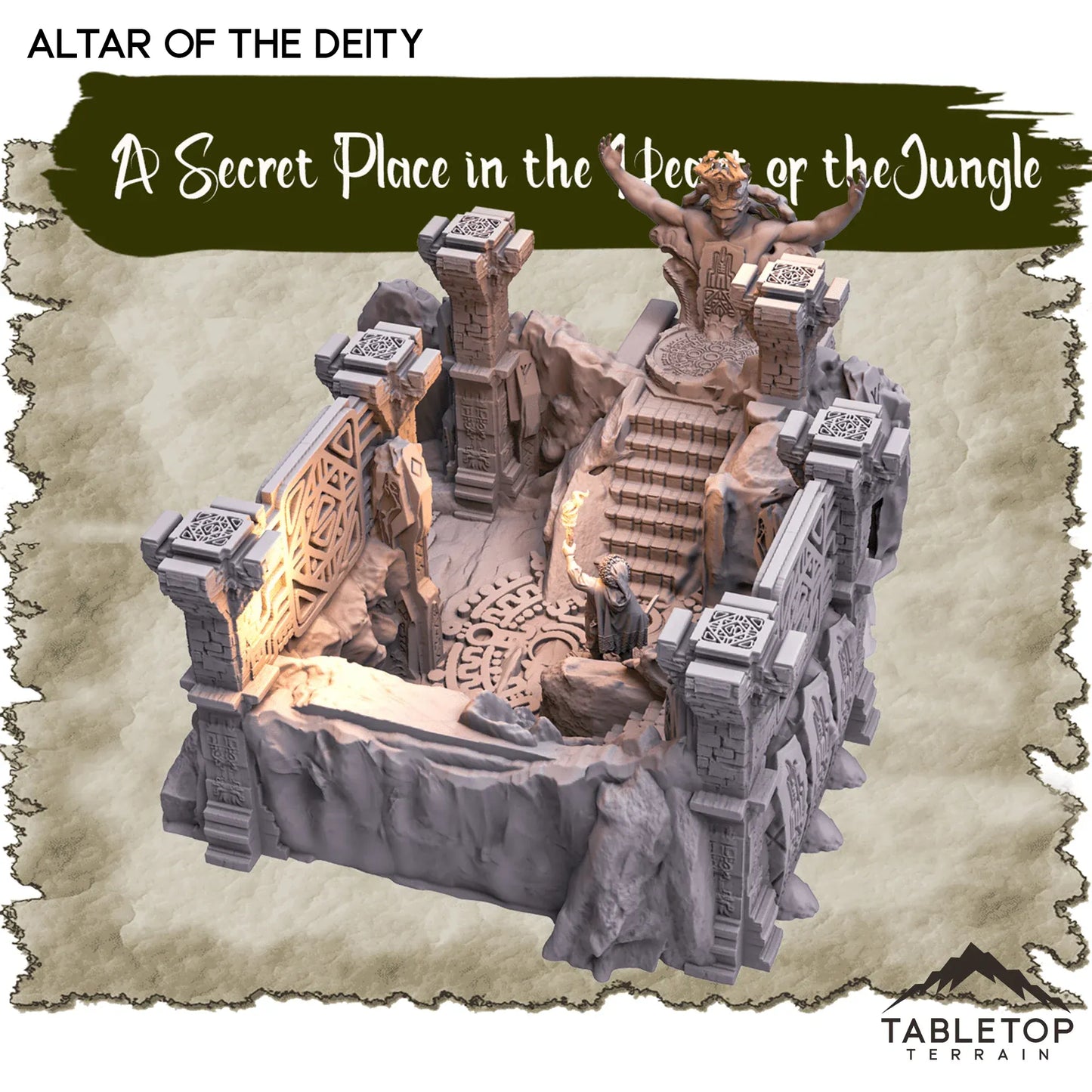 A Secret Place in the Heart of the Jungle - Thematic Dungeon Terrain