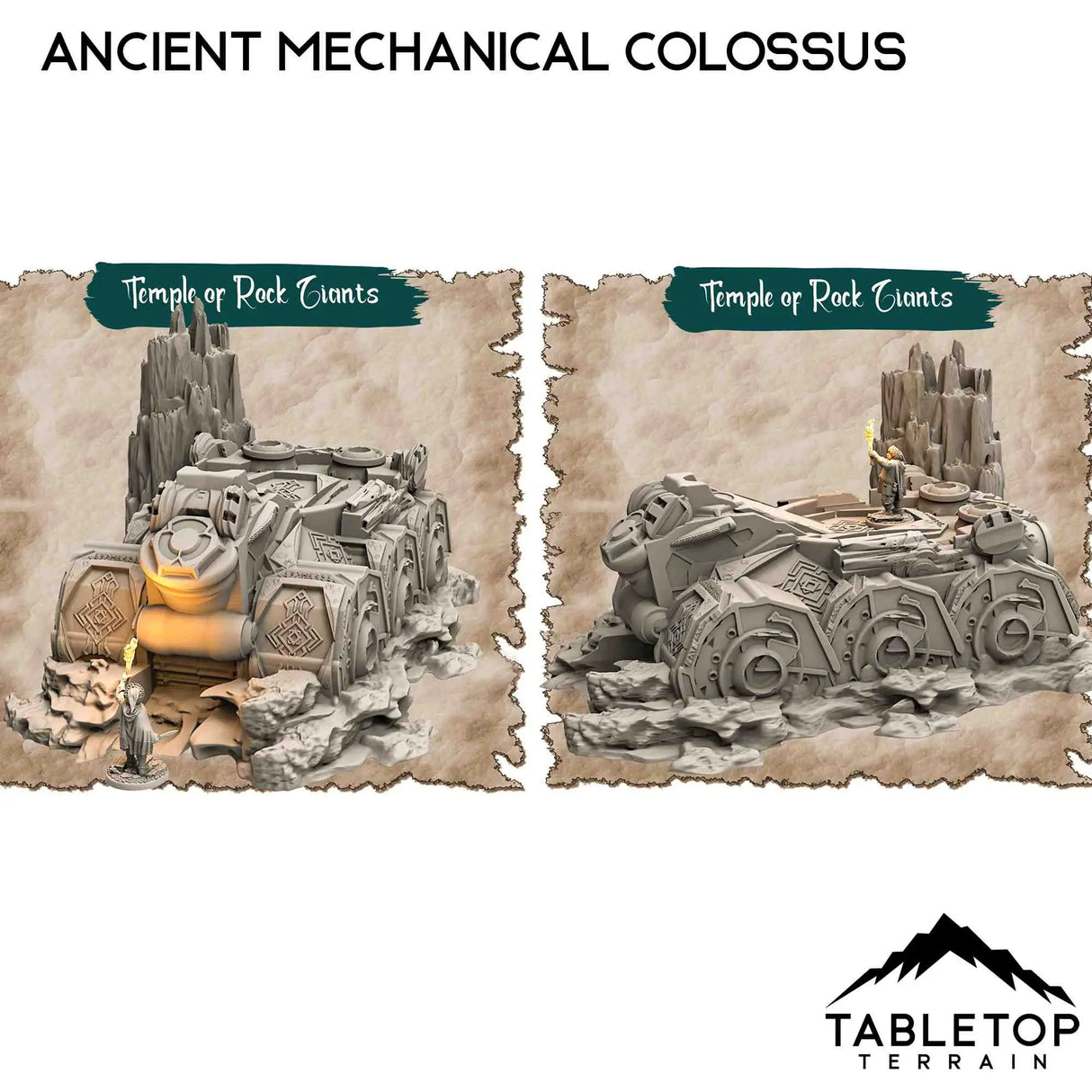 Temple of the Rock Giants - Thematic Dungeon Terrain