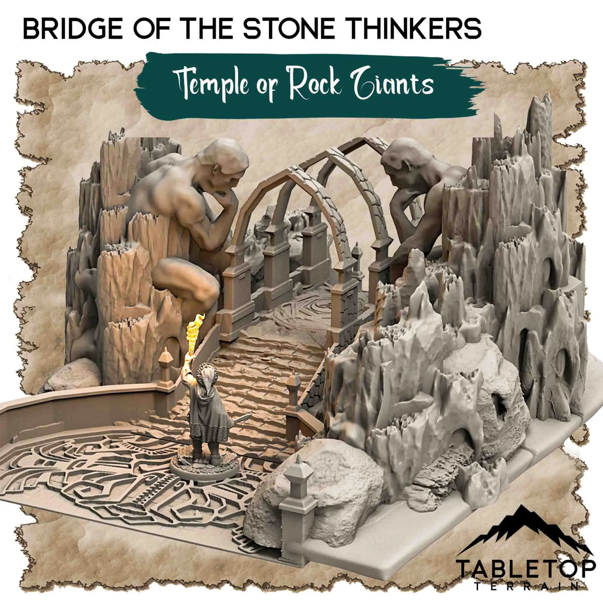 Temple of the Rock Giants - Thematic Dungeon Terrain
