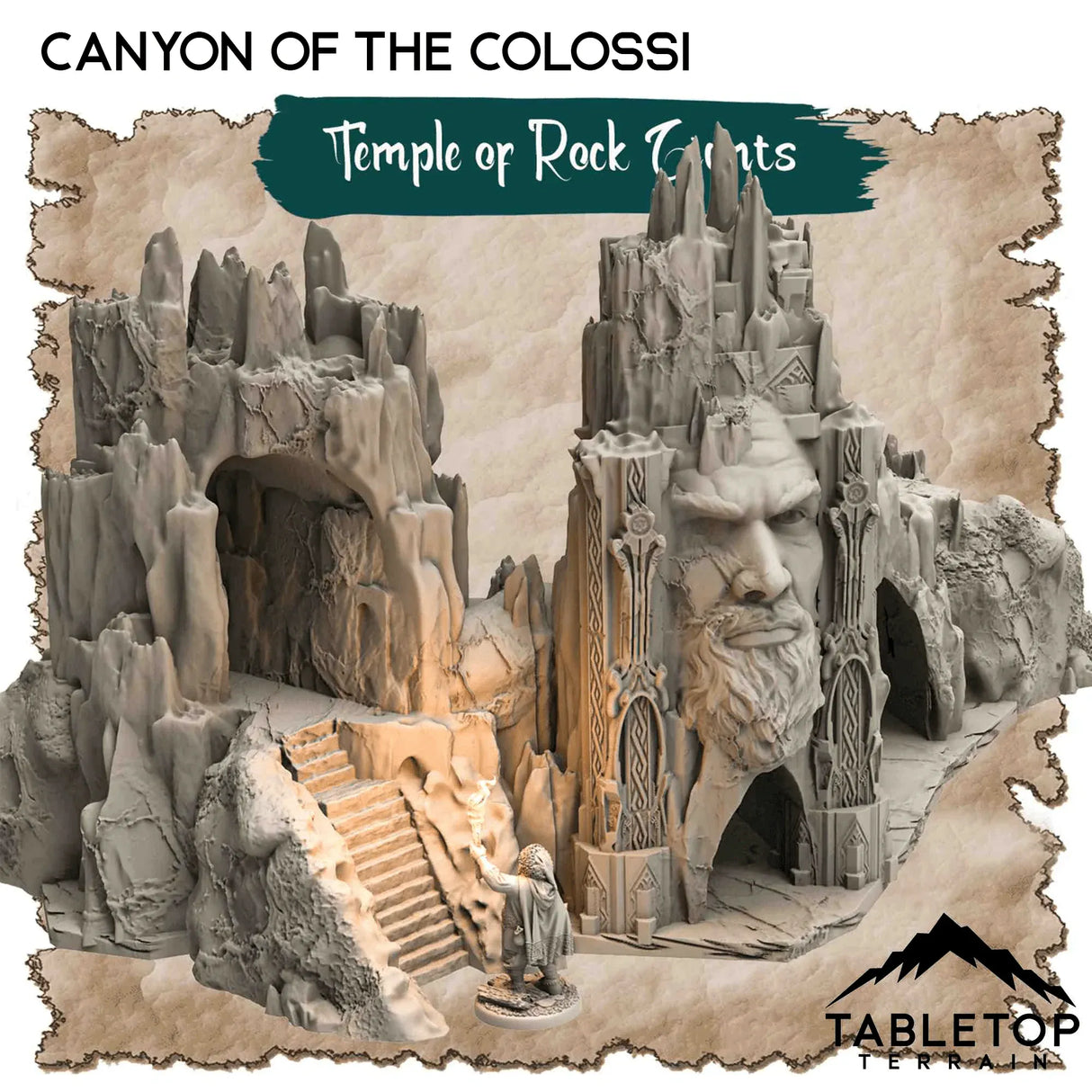 Temple of the Rock Giants - Thematic Dungeon Terrain