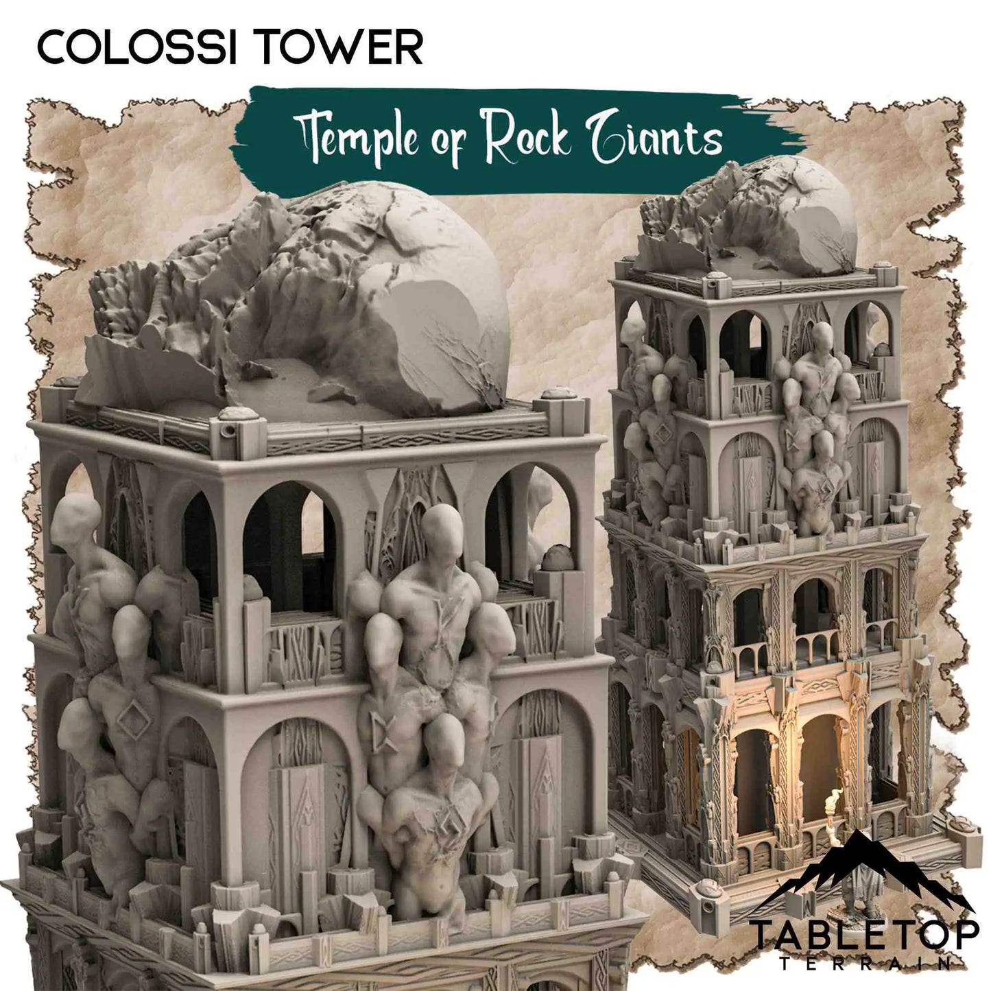 Temple of the Rock Giants - Thematic Dungeon Terrain