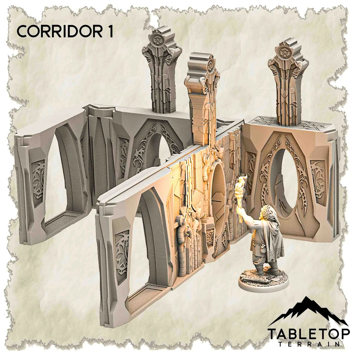 Abandoned Base of Space Elves - Thematic Dungeon Terrain