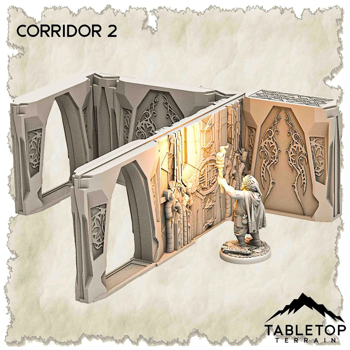 Abandoned Base of Space Elves - Thematic Dungeon Terrain