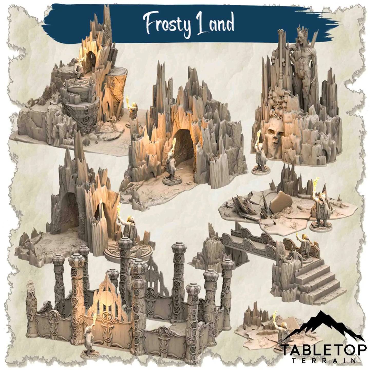 Frost Lands - Thematic Dungeon Terrain