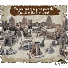 The Remains of a Giant from the Battle of the Continent Dungeon Terrain