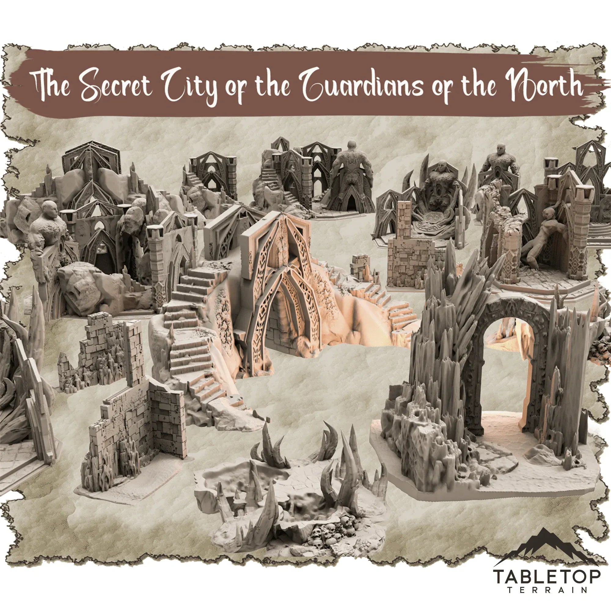 The Secret City of the Guardians of the North - Thematic Dungeon Terrain
