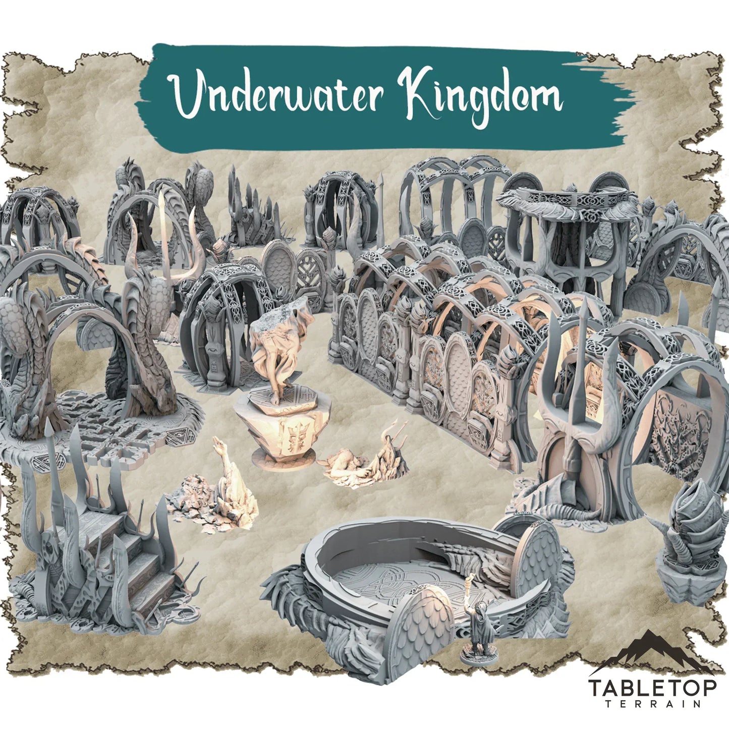 Underwater Kingdom - Thematic Dungeon Terrain