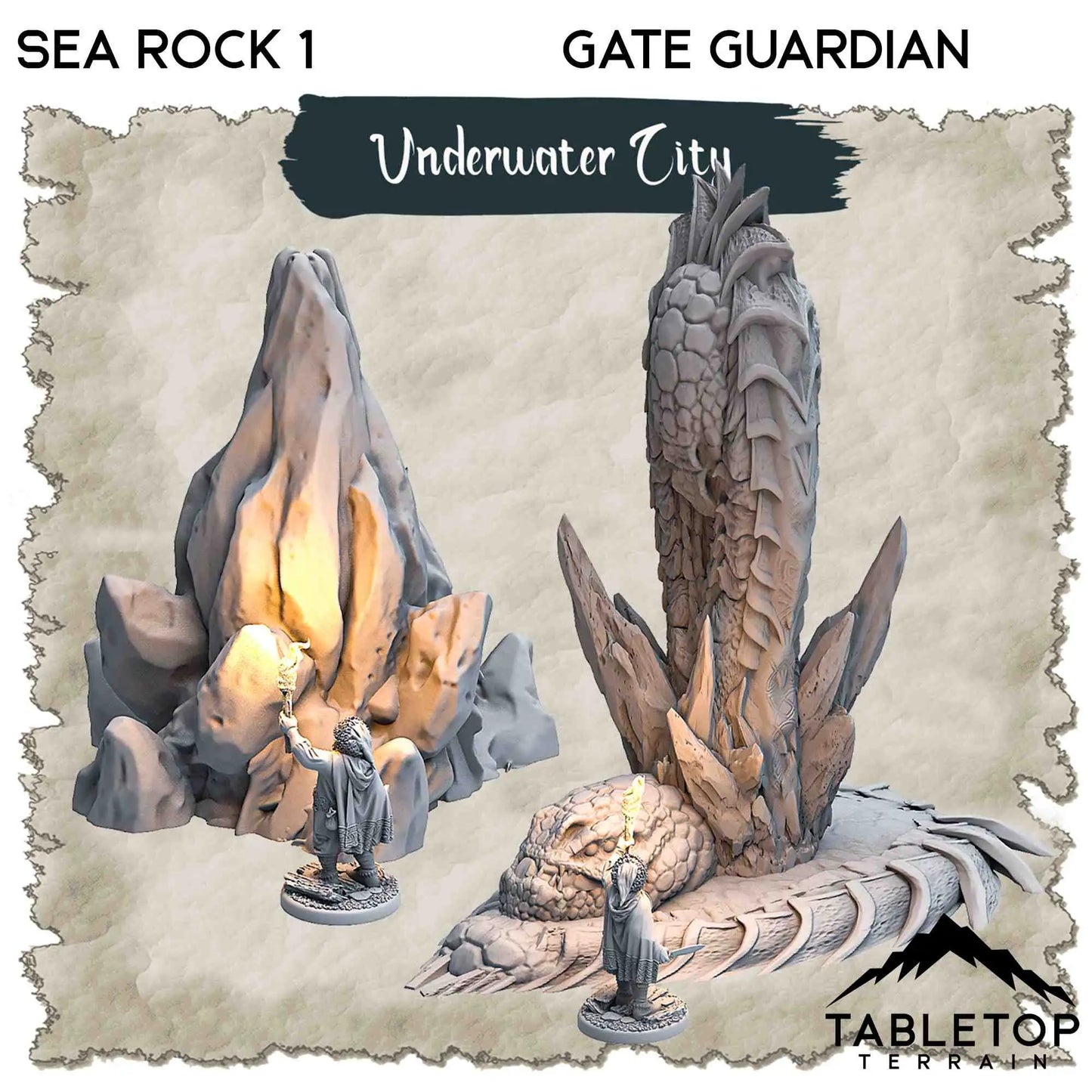 Underwater City - Thematic Dungeon Terrain