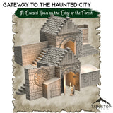 A Cursed Town on the Edge of the Forest - Thematic Dungeon Terrain