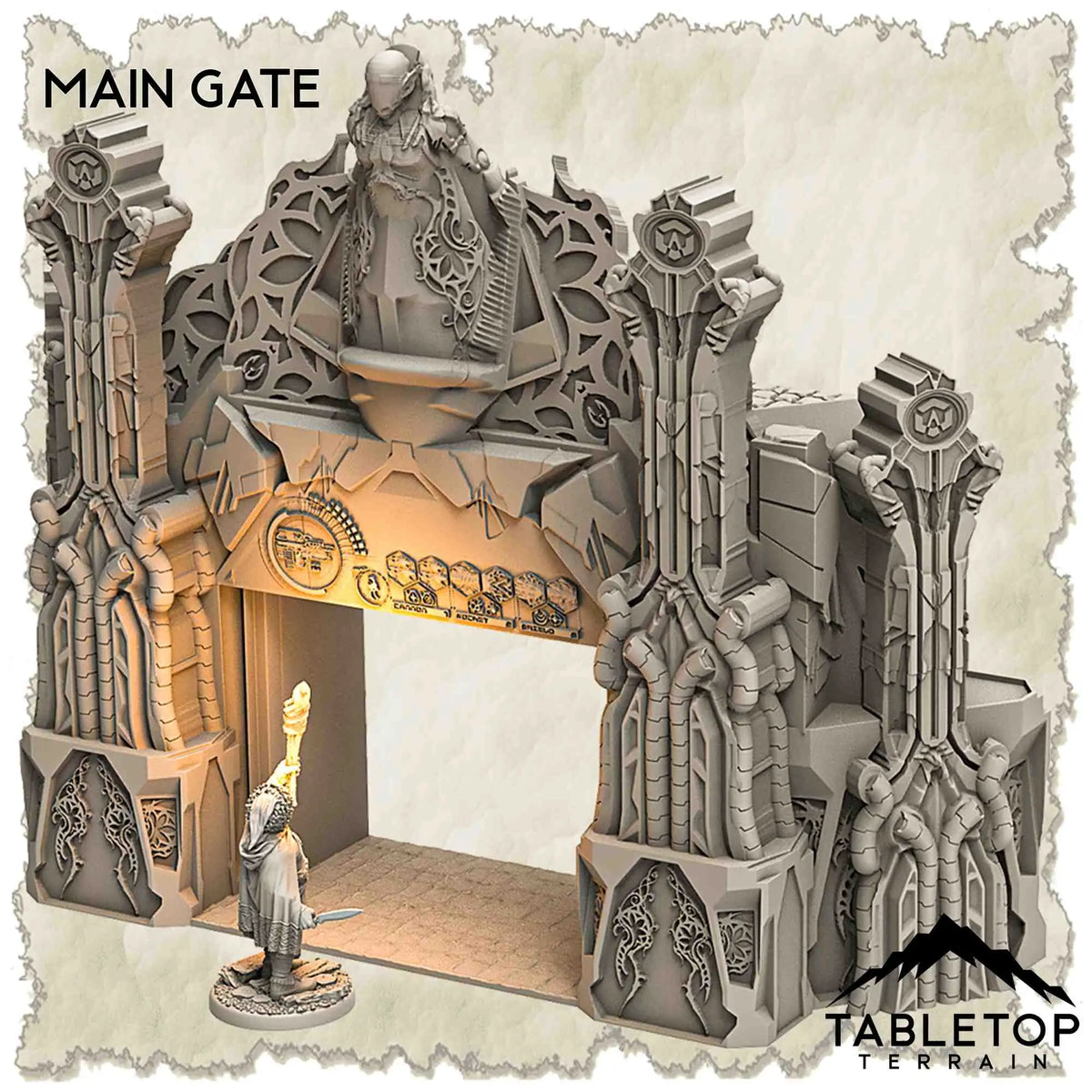 Abandoned Base of Space Elves - Thematic Dungeon Terrain
