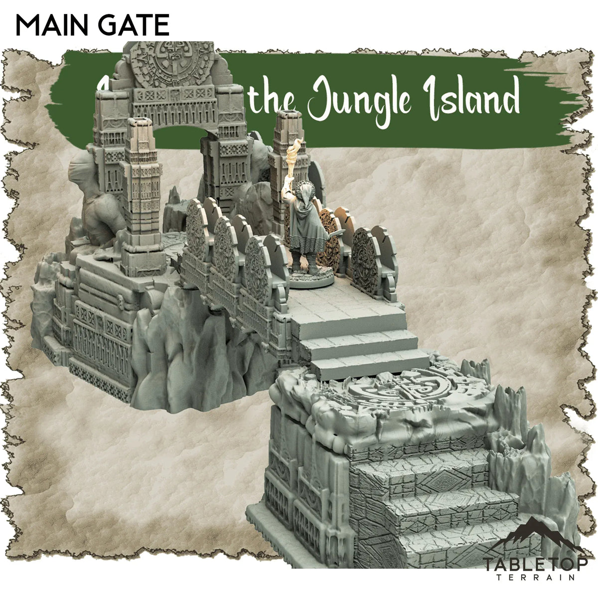Heart of the Jungle Island - Thematic Dungeon Terrain