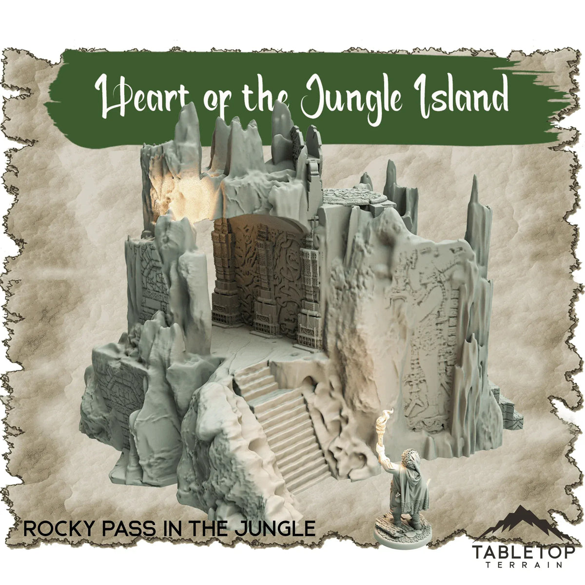 Heart of the Jungle Island - Thematic Dungeon Terrain