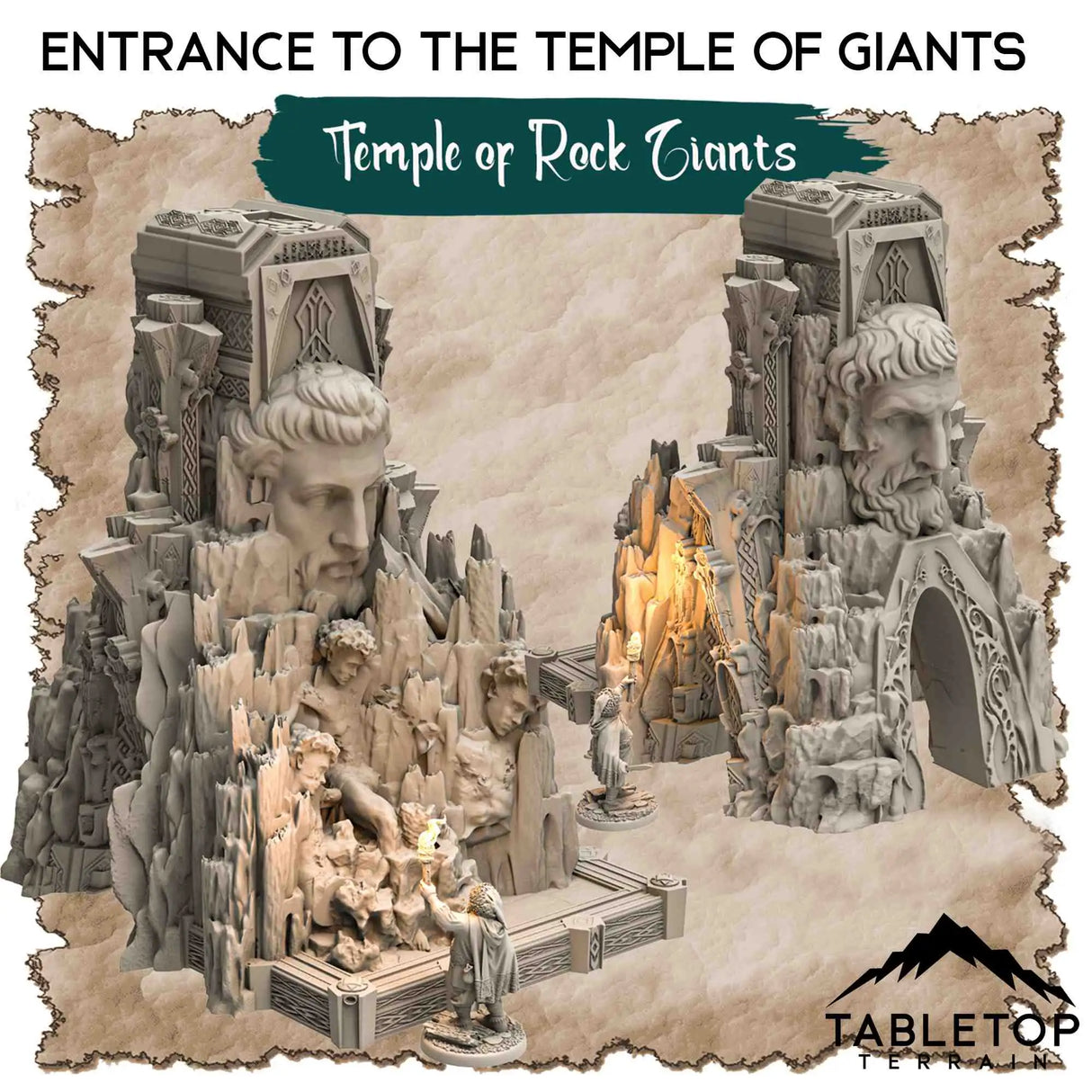 Temple of the Rock Giants - Thematic Dungeon Terrain