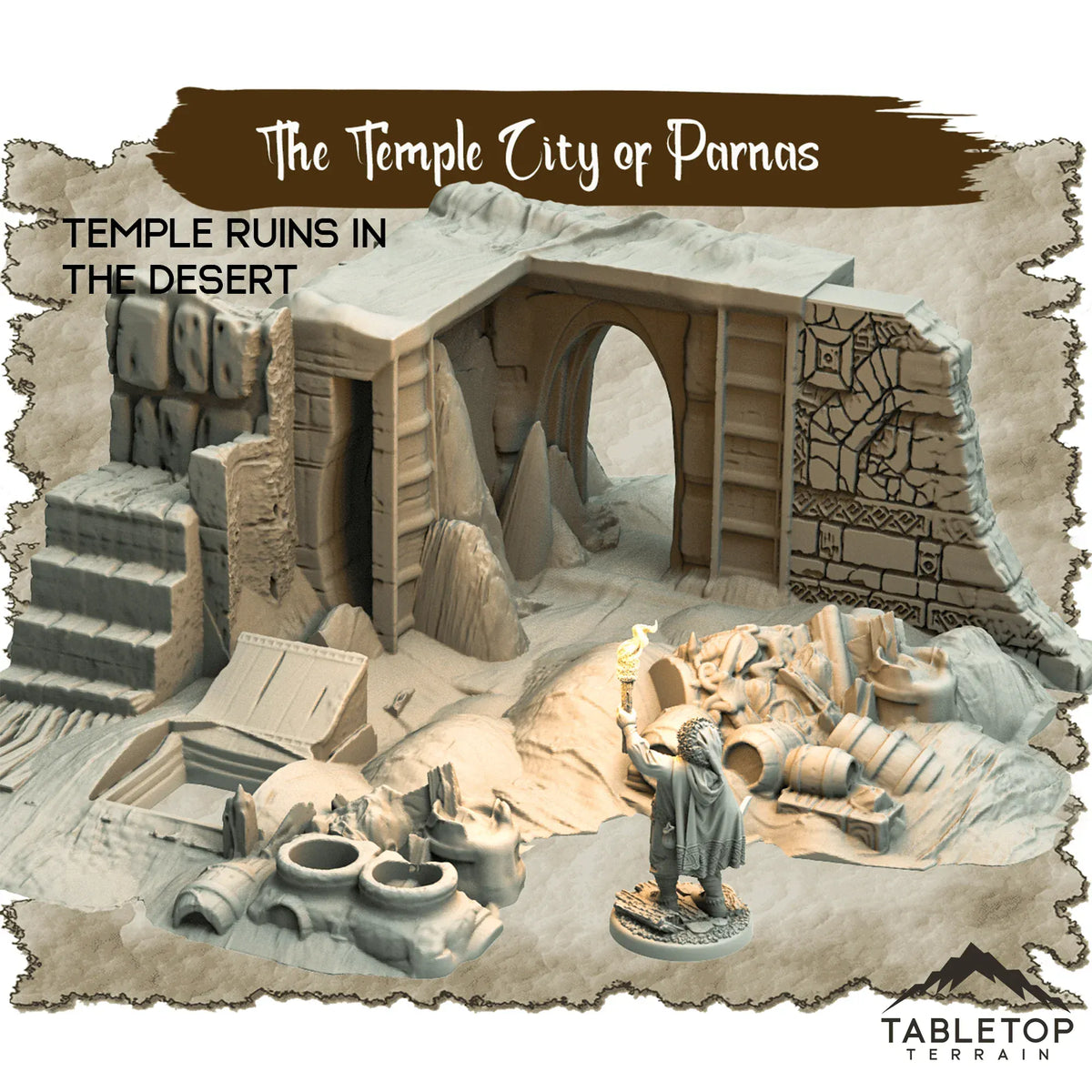 The Temple City of Parnas - Thematic Dungeon Terrain