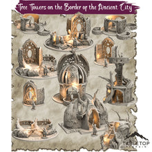 Tree Towers on the Border of the Ancient City - Thematic Dungeon Terrain