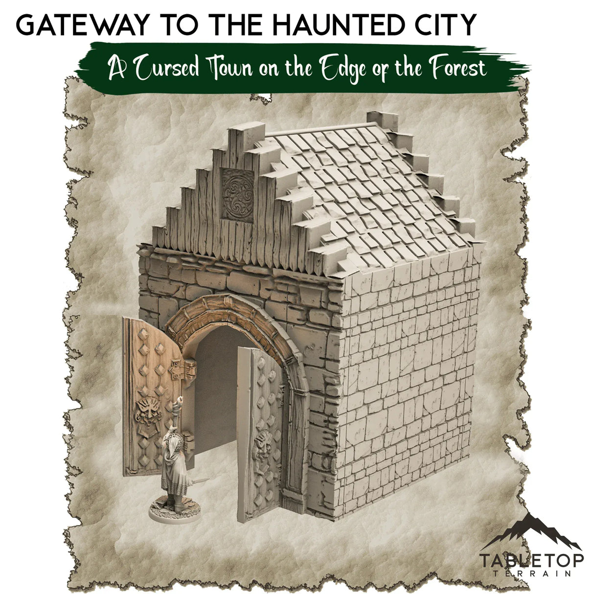 A Cursed Town on the Edge of the Forest - Thematic Dungeon Terrain