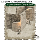 A Cursed Town on the Edge of the Forest - Thematic Dungeon Terrain
