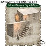A Cursed Town on the Edge of the Forest - Thematic Dungeon Terrain