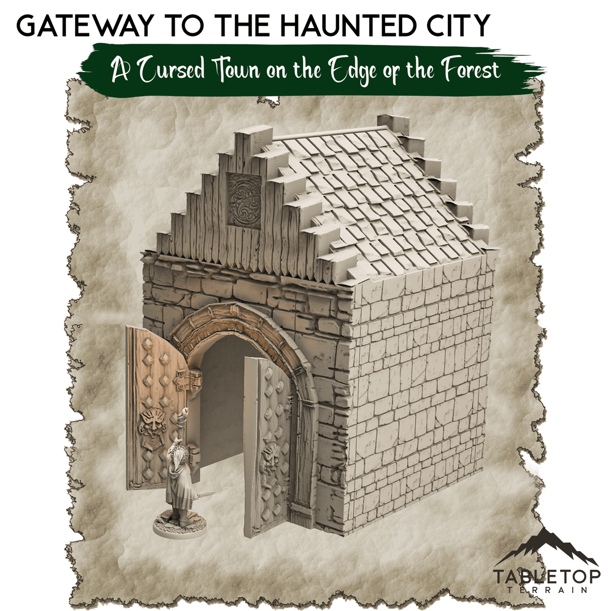 A Cursed Town on the Edge of the Forest - Thematic Dungeon Terrain