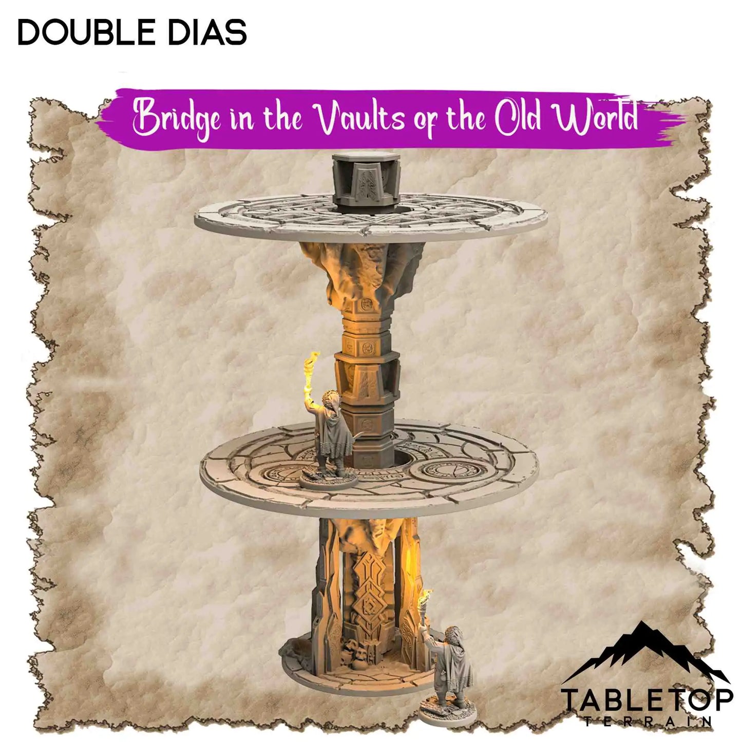 Bridge in the Vaults of the Old World - Thematic Dungeon Terrain